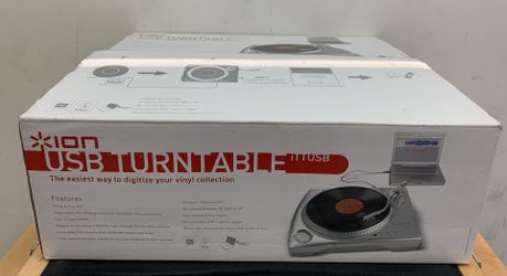 ITTUSB Ion TTUSB USB Turntable with Direct-to-Digital Conversion NEW SEALED