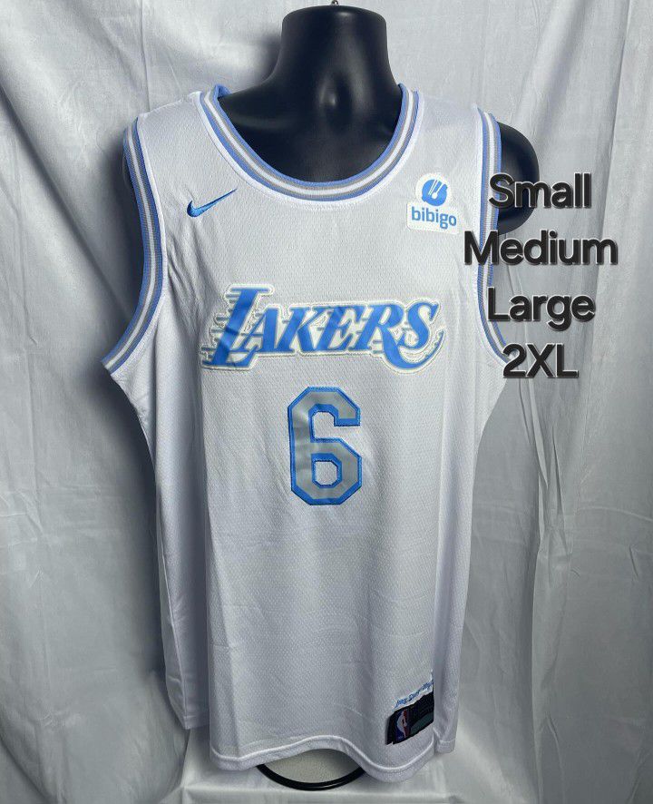 #6 Lakers White Jersey