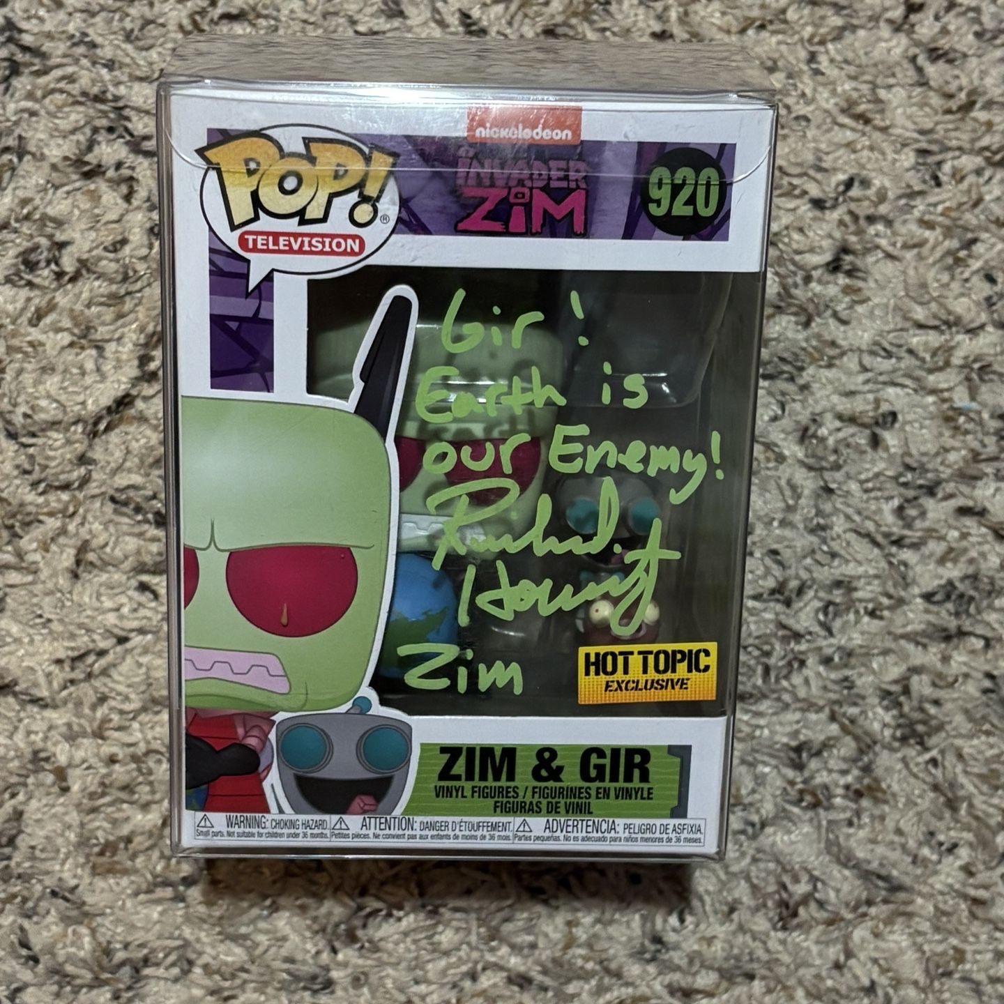Funko Pop! Rides Invader Zim Zim & Gir On The Pig 41 Original - Moça do Pop - Funko Pop é aqui