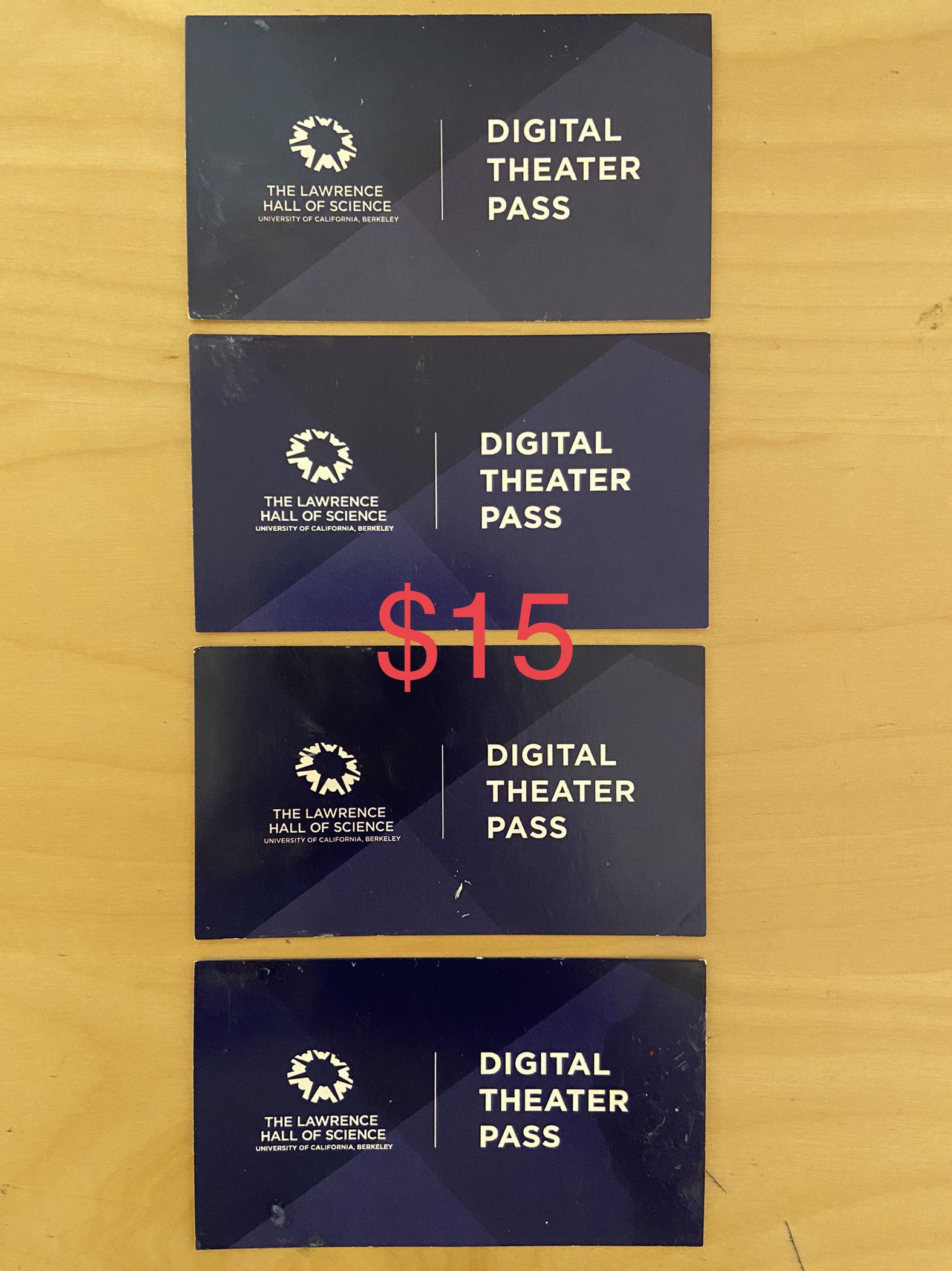 New,THE LAWRENCE HALL OF SCIENCE DIGITAL THEATER PASS tickets $15