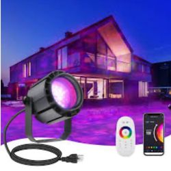 Ocean Wave Projector Light, 150W RGBW Color Changing Water Wave Light
