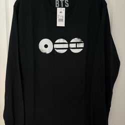 BTS Arirang Black Long Sleeve Shirt Size Medium Target Exclusive Official Merch Brand New