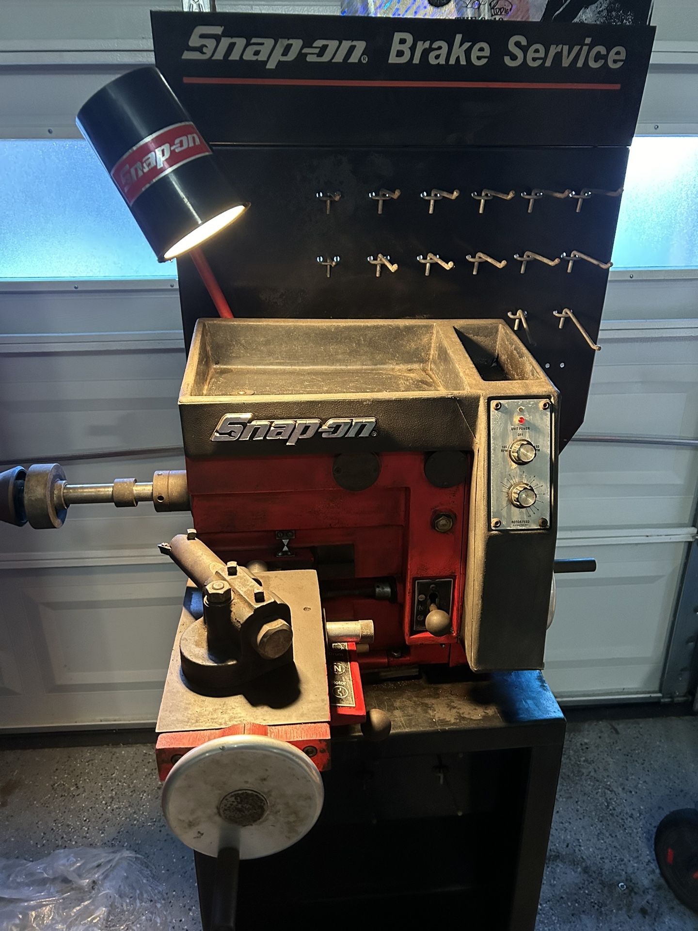 Snap-On - Brake Lathe : EE BR 300A  w/ All Parts & Bits