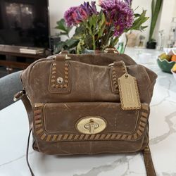 COACH PURSE REAL LEATHER 