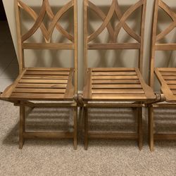 Modern Farmhouse Wooden Chair Set