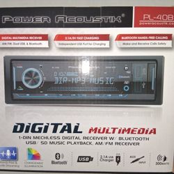 Power Acoustik Bluetooth Car Stereo New In The Box 