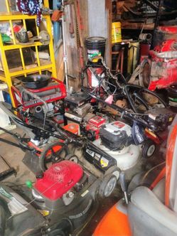 Mowers generators pressure washers