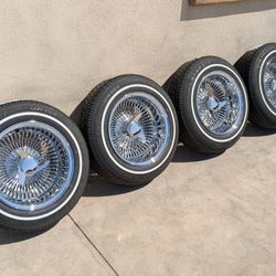 13x7 Spoke Wire Wheels 