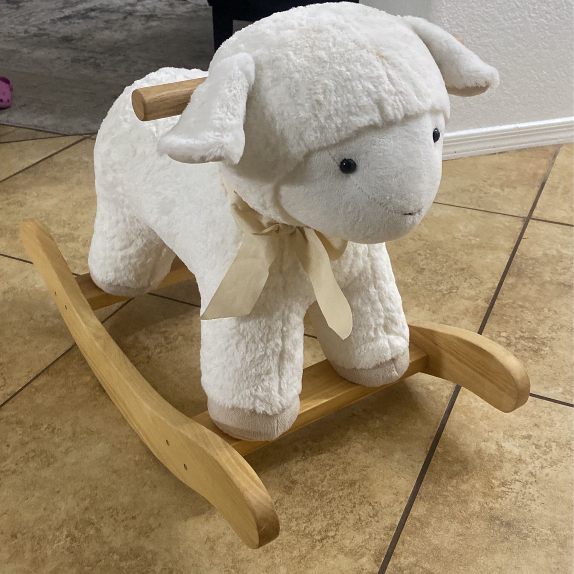 lamb plush rocker