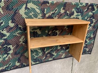 Wood shelf