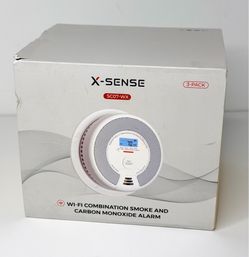 X-Sense SC07-WX WiFi Smoke CO Carbon Monoxide Detector Alarm 3-Pack | New  ———  Brand New – Factory Sealed X-Sense SC07-WX Wi-Fi Smoke & Carbon Monoxi