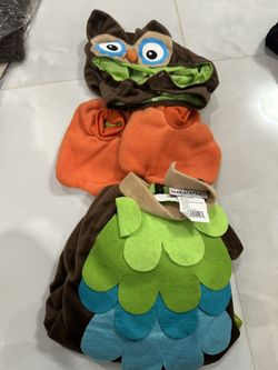 Kids Owl halloween Costume - Size 2T