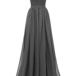 Dark Grey Gown