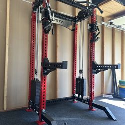 Vesta Fitness PRO SERIES 2-1 Ultimate Half Rack Functional Trainer/Gym Equipment/ Home Gym/ Fitness/ FREE DELIVERY 🚚 