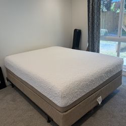 Serta Queen Mattress, Box Spring, And Frame