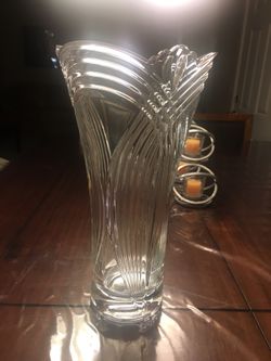 Clear vase