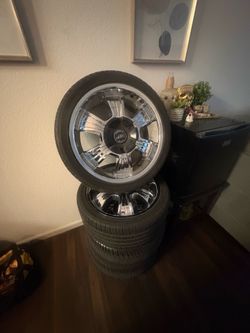 18 in rims with tires good ass new