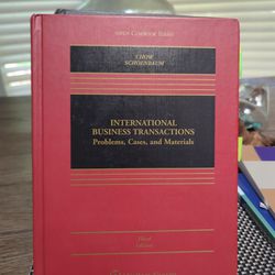 INTERNATIONAL BUSINESS TRANSACTIONS Problems, Cases, and Materials