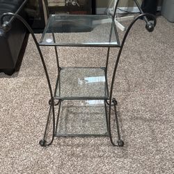 Glass Side Table