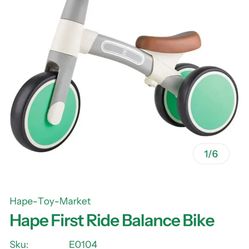 NEW IN BOX Hape Toddler Balance Bike