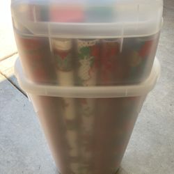 Rubbermaid Gift Wrap Storage Container