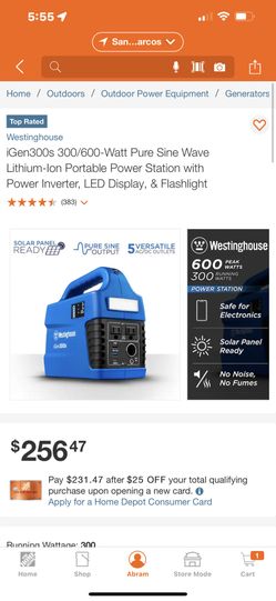 Westinghouse Portable Power Station