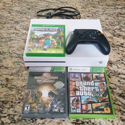 Xbox One S System Complete With Games 