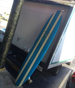 9 ft Robert August surf board wingnut model 950.00