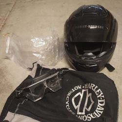 Harley Davidson full face helmet & Accessories 