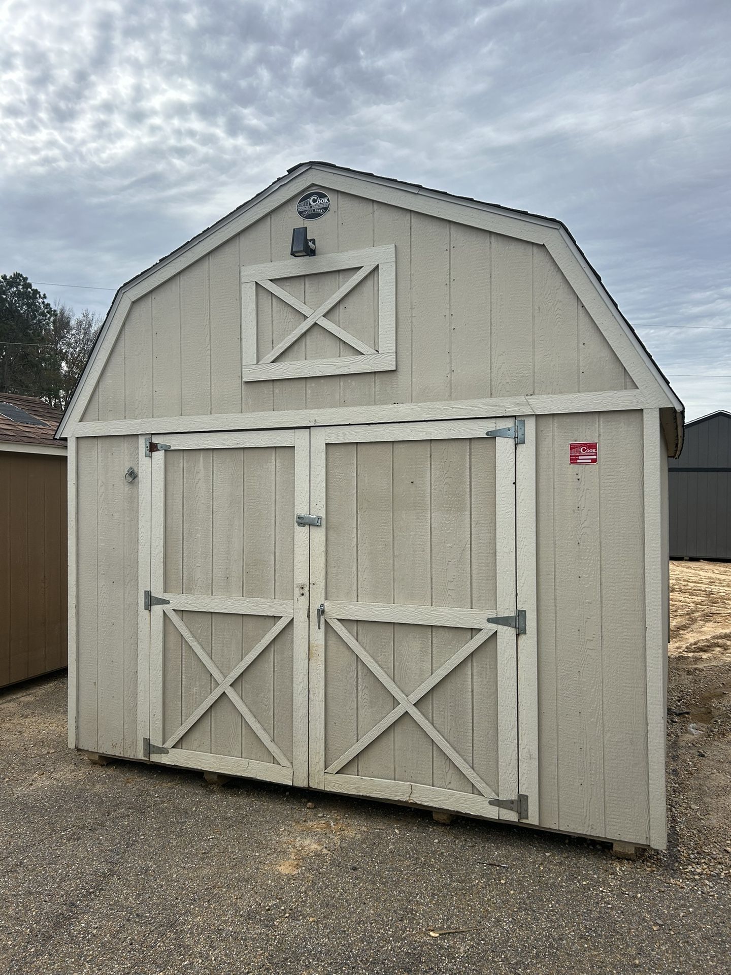 12x16 Lofted Barn Portable Building Shed