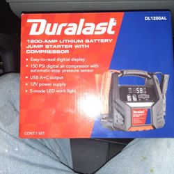 Duralast Jump Starter With Compressor 