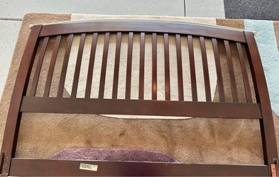 Dark  Cherry Wood Queen Sized Bed frame