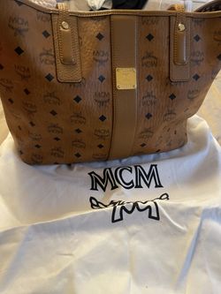 MCM ladies Leather Tote  Bag