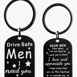 Valentines Day Gifts for Him, Drive Safe Keychain