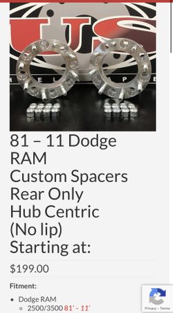 2” DRW Dually Wheel Spacers
