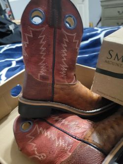 Boys Western OSTRICH boots Size 11