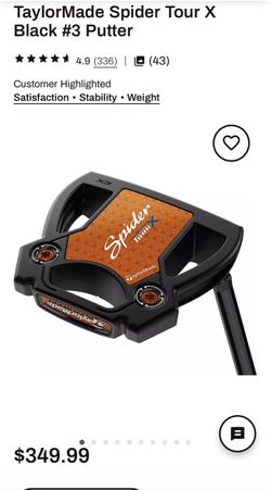 TaylorMade Spider Tour X Black #3 Putter