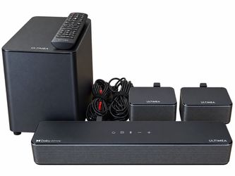 Ultimea Dolby Atmos Soundbar System with Subwoofer 5.1 410W