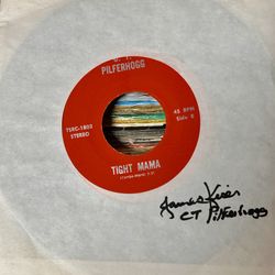 45 RPM C.T. Pilferhogg YOU HAUL / TIGHT MAMA rare private psych hard rock