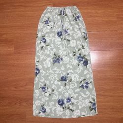 Vintage 90’s Clio Floral Maxi Skirt  Size S 