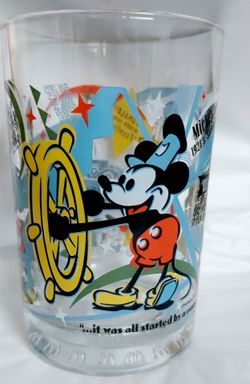 MCDONALD'S WALT DISNEY WORLD GLASS TUMBLERS