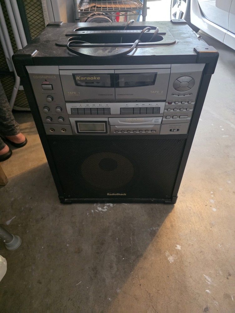 Amplifier Karaoke 🎤 Machine Cd And Tape Player