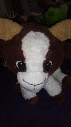 Goat stuffed animal
