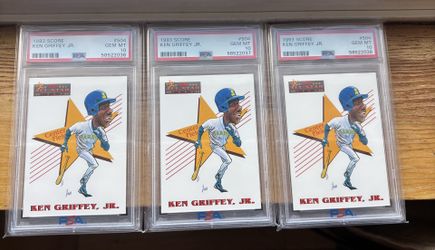 Ken Griffey Jr Mariners 1993 Score #504 PSA 10