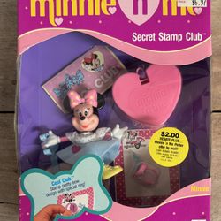 NEW VINTAGE Disney Minnie Mouse Secret Stamp Set just $10 xox