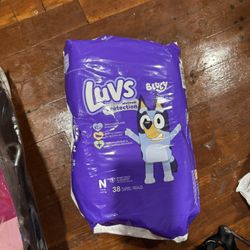 Luvs Bluey New Born Diapers 