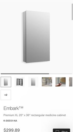 Kohler medicine Cabinet-20*36