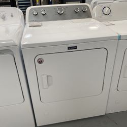 MayTag White 7.0 Cu. Ft. Gas Dryer With Sanitize Cycle