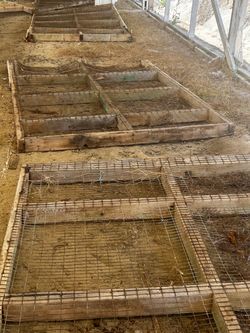 Free Wire Frames 6ft X 20ft., 6ft x10 ft.