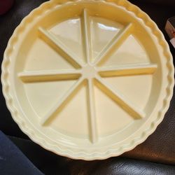 Chantal Bakers Divided Pie Dish 11" Stoneware

